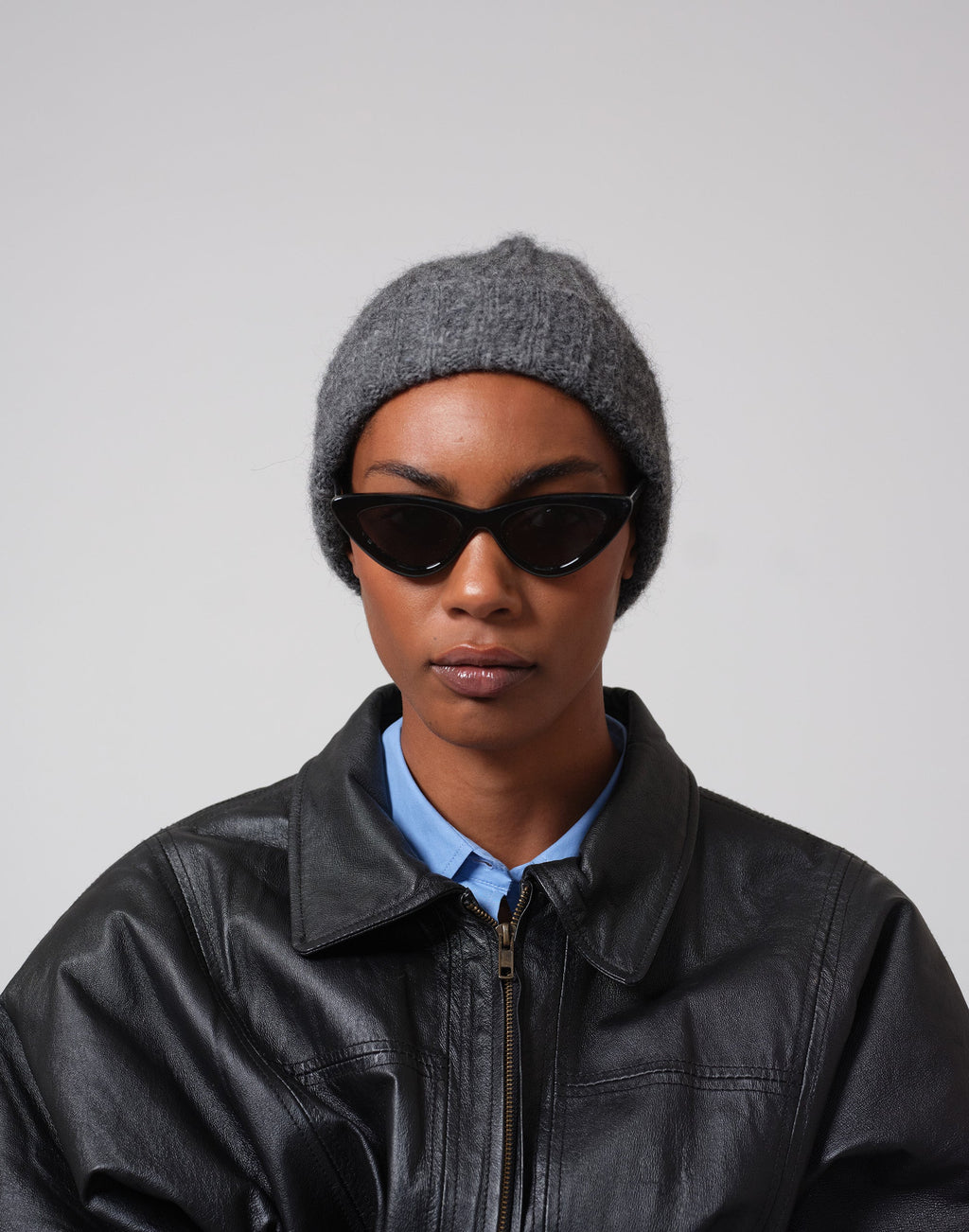 Lightweight Alpaca Wool Rib Beanie